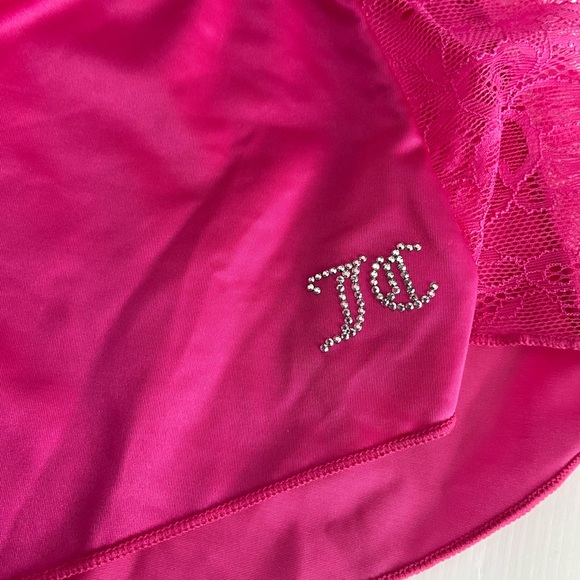 Juicy Couture - two piece blinged logo corset top and shorts - size M - Picture 7 of 7